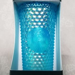 STARBUCKS OMBRE BLUE KEYCHAIN